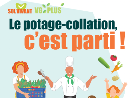 Du potage-collation à l'école